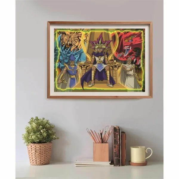 Puzle un domino komplekts Clementoni Yu-Gi-Oh! 49 x 36 cm 500 Daudzums