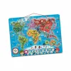 Puzzle Clementoni Magnetic World Map 110 Pieces