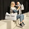 Autiņbiksīšu maiņas soma Childhome Family Bag Pelēks