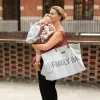 Autiņbiksīšu maiņas soma Childhome Family Bag Pelēks