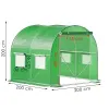 Kasvihuonekalvo Springos GT0001F 4 m2 (2x2x2 m)