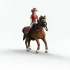 Action Figure Schleich Horse Club 42711 Hannah & Cayenne 8 x 15 x 18 cm 21 x 10 x 19 cm