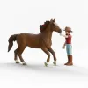 Action Figure Schleich Horse Club 42711 Hannah & Cayenne 8 x 15 x 18 cm 21 x 10 x 19 cm