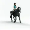 Figuuri Schleich Horse Club 42712 Lisa & Storm 8 x 15 x 18 cm 19 X 10 X 17 CM