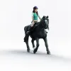 Figuuri Schleich Horse Club 42712 Lisa & Storm 8 x 15 x 18 cm 19 X 10 X 17 CM