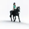 Figuuri Schleich Horse Club 42712 Lisa & Storm 8 x 15 x 18 cm 19 X 10 X 17 CM