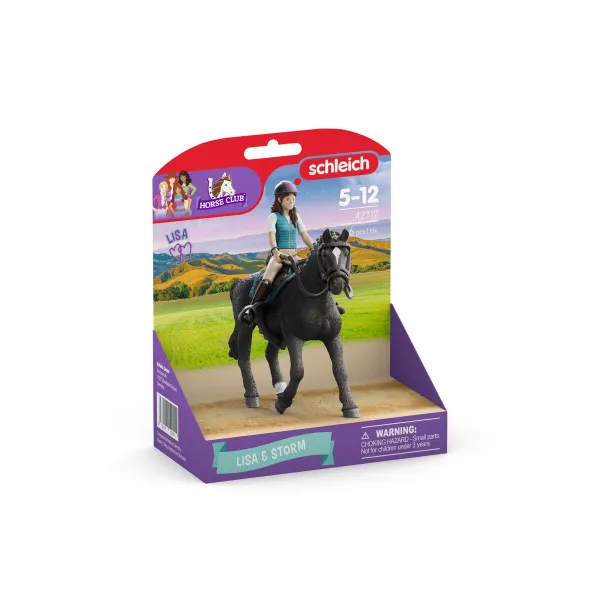 Figuuri Schleich Horse Club 42712 Lisa & Storm 8 x 15 x 18 cm 19 X 10 X 17 CM