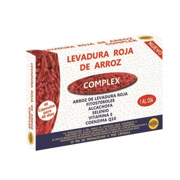 Robis Levadura Roja y Arroz 40 Caps