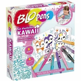 Puslapių spalvinimo veiksmų laukas Lansay BLOPENS KAWAII Spalvotas