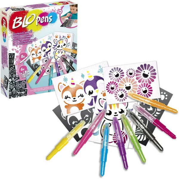 Krāsu komplekts bērniem Lansay BLOPENS KAWAII Daudzkrāsains