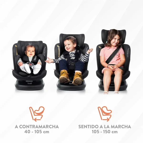 Auton Istuin Babyauto RODIA Harmaa 0 (de 0 a 10 kilos) I (9 - 18 kg) II (15-25 kg) III (22 - 36 kg) Lasten ECE R129/04
