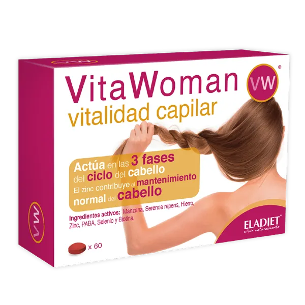 Eladiet Vitawoman Vitalidad Capilar 60 Comp