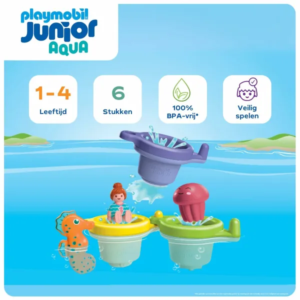 Playset Playmobil Junior Water 71776 6 Kappaletta