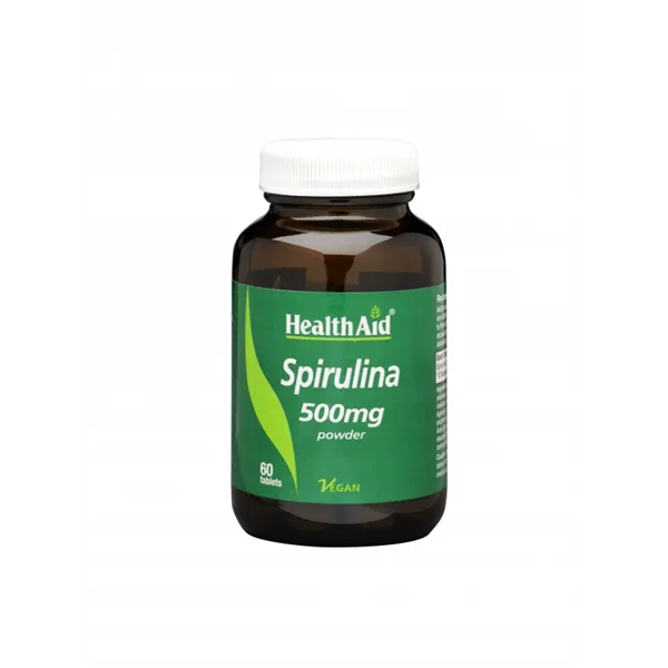 Health Aid Espirulina 500 Mg 60 Comp