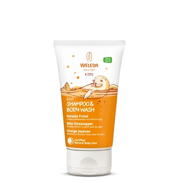 Weleda Cos Shampoo y Bodywash Naranja Frutal 150ml