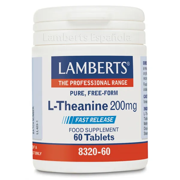 Lamberts L-Teanina 200 Mg 60 Tabs