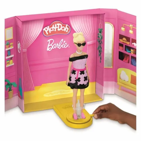 Modelēšanas Māla Spēle Play-Doh Barbie Designer Fashion Show Daudzkrāsains