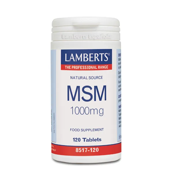 Lamberts Msm 1000 Mg 120 Tabs