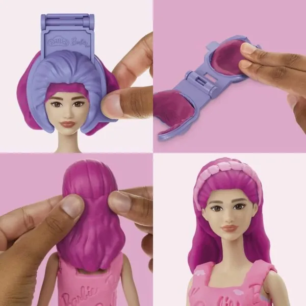 Muovailuvahapeli Play-Doh Barbie Hearts & Hair Monivärinen