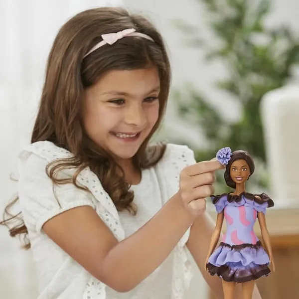 Modelēšanas Māla Spēle Play-Doh Barbie Fashionista Ruffles Daudzkrāsains 730 g