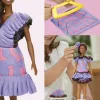 Žaidimas iš plastilino Play-Doh Barbie Fashionista Ruffles Spalvotas 730 g