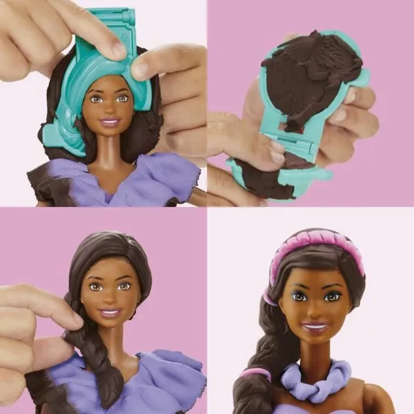 Modelēšanas Māla Spēle Play-Doh Barbie Fashionista Ruffles Daudzkrāsains 730 g