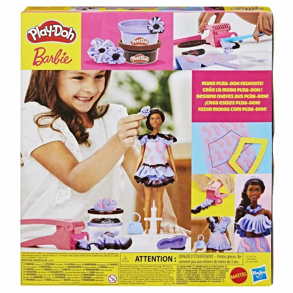 Modelēšanas Māla Spēle Play-Doh Barbie Fashionista Ruffles Daudzkrāsains 730 g