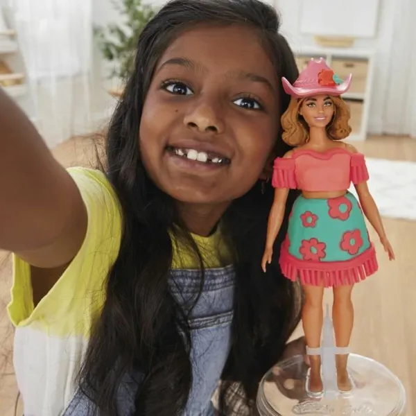 Пластилиновая игра Play-Doh Florals & Fringe Разноцветный
