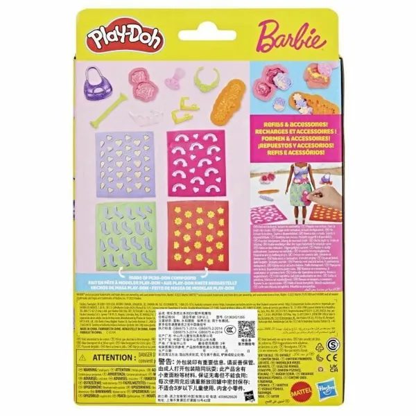 Пластилиновая игра Play-Doh Barbie FLowers & Florals Разноцветный