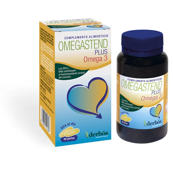 Dherbos Omegastend Plus 30 Perlas Omega 3