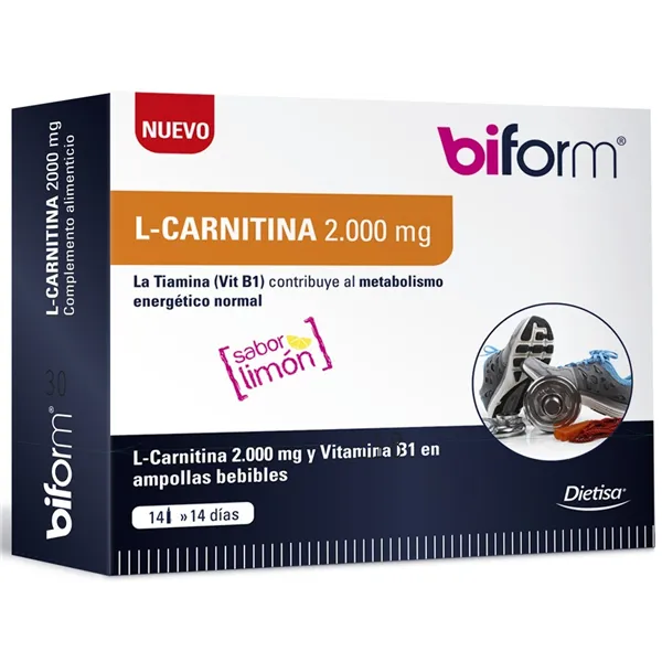 Biform L Carnitina 2000 Mg 14 Viales X 10ml