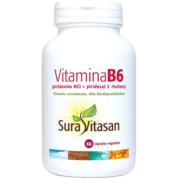 Sura Vitas Vitamina B6 60 Capsulas