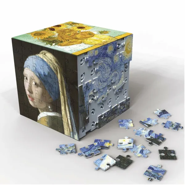 Puzle un domino komplekts Educa Arte en Cubo 36 Daudzums 216 Daudzums (6 gb.)