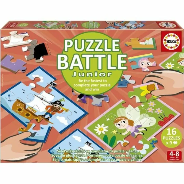 Palapeli Educa Battle Jr Fantasy 144 Kappaletta