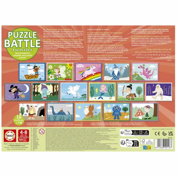 Palapeli Educa Battle Jr Fantasy 144 Kappaletta