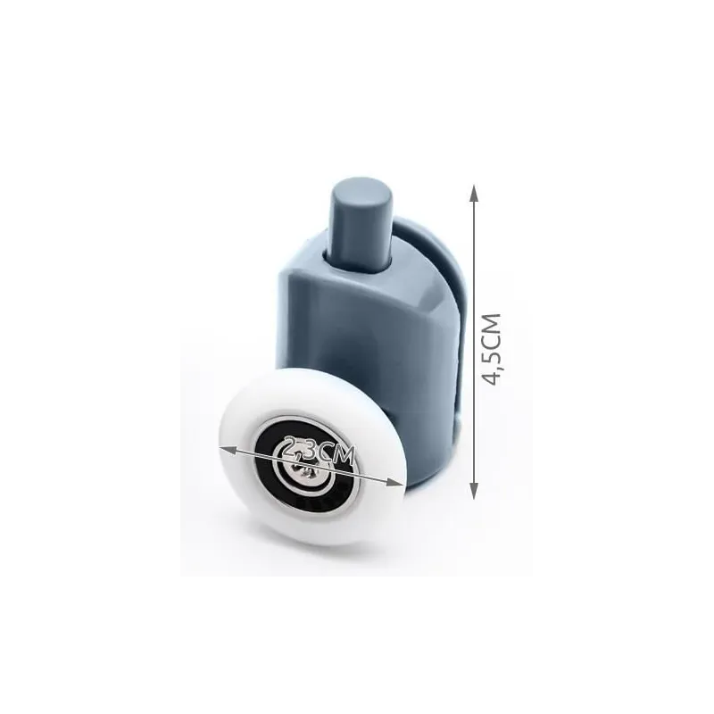 Single lower shower cubicle castor