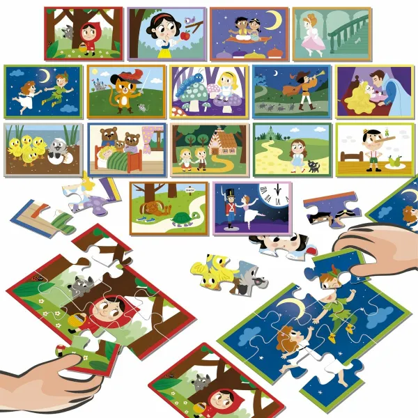 Dėlionė Educa Battle Jr Contes 16 Dalys