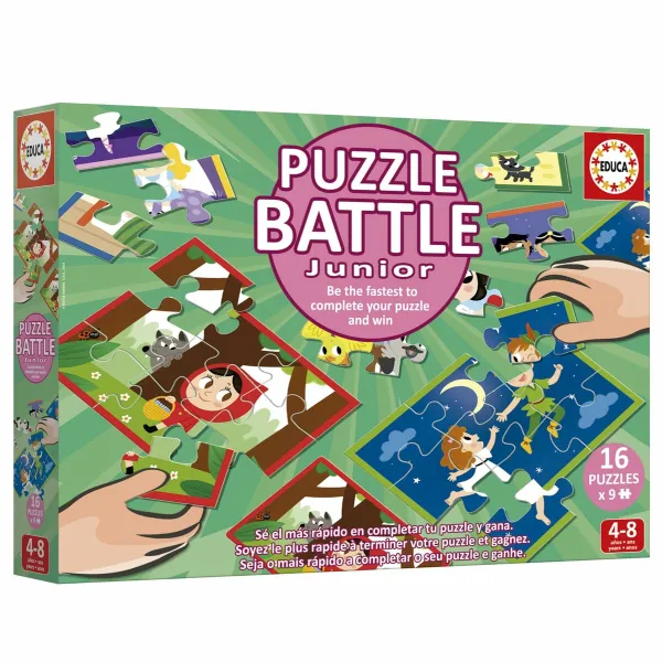 Palapeli Educa Battle Jr Contes 16 Kappaletta