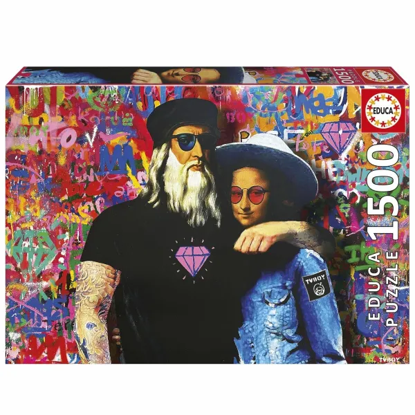 Palapeli Educa Leo y Lisa 1500 Kappaletta