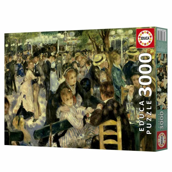 Dėlionė Educa Baile en el Moulin De La Galette 3000 Dalys