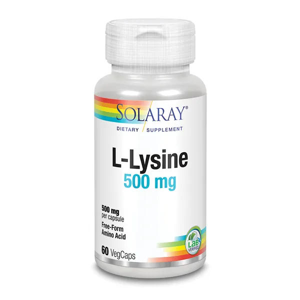 Solaray L Lysine 500 Mg 60 Caps