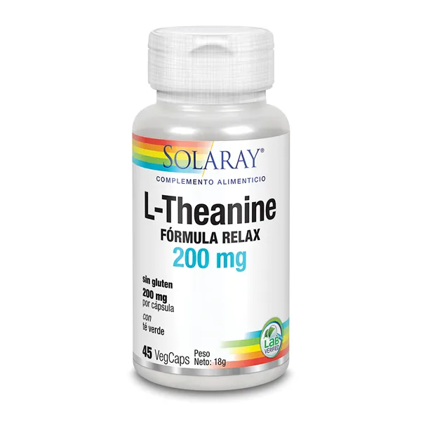 Solaray L Theanine 200 Mg 45 Vcaps