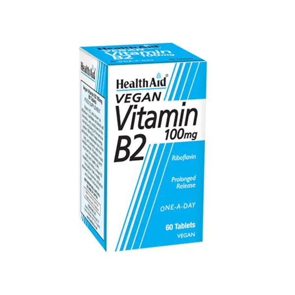 Health Aid Vitamina B2 Riboflavina 100 Mg 60 Comp