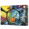 Puzle un domino komplekts Educa Paseo Espacial 500 Daudzums