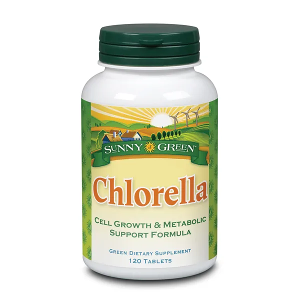 Solaray Chlorella 1500 Mg 120 Comp Sunny Green