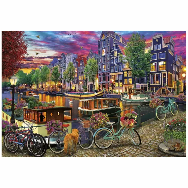 Головоломка Educa Bicicletas en Ámsterdam 6000 Предметы