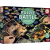 Головоломка Educa Battle Jr Natura 42 Предметы (12 штук)