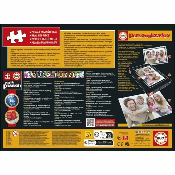 Puzle un domino komplekts Educa Cubo Maravilla 216 Daudzums (6 gb.)