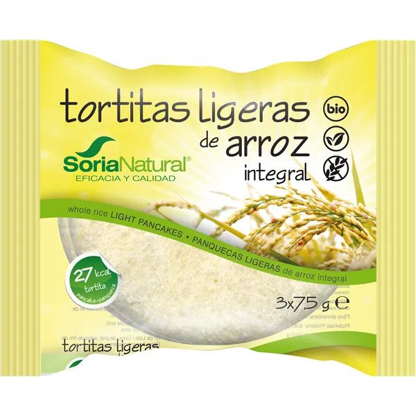 Alecosor Tortitas Ligeras De Arroz Integral S-Gluten Bio