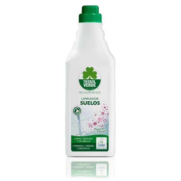 Trébol Verde Limpiador Suelo Madreselva Frescor Floral Ecologico 1 L